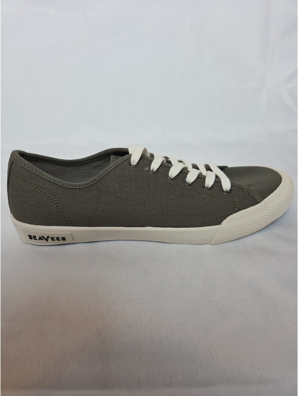 SeaVees Women’s Size 7.5 Monterey Canvas Olive Green Shoes Sneakers - Picture 5 of 7